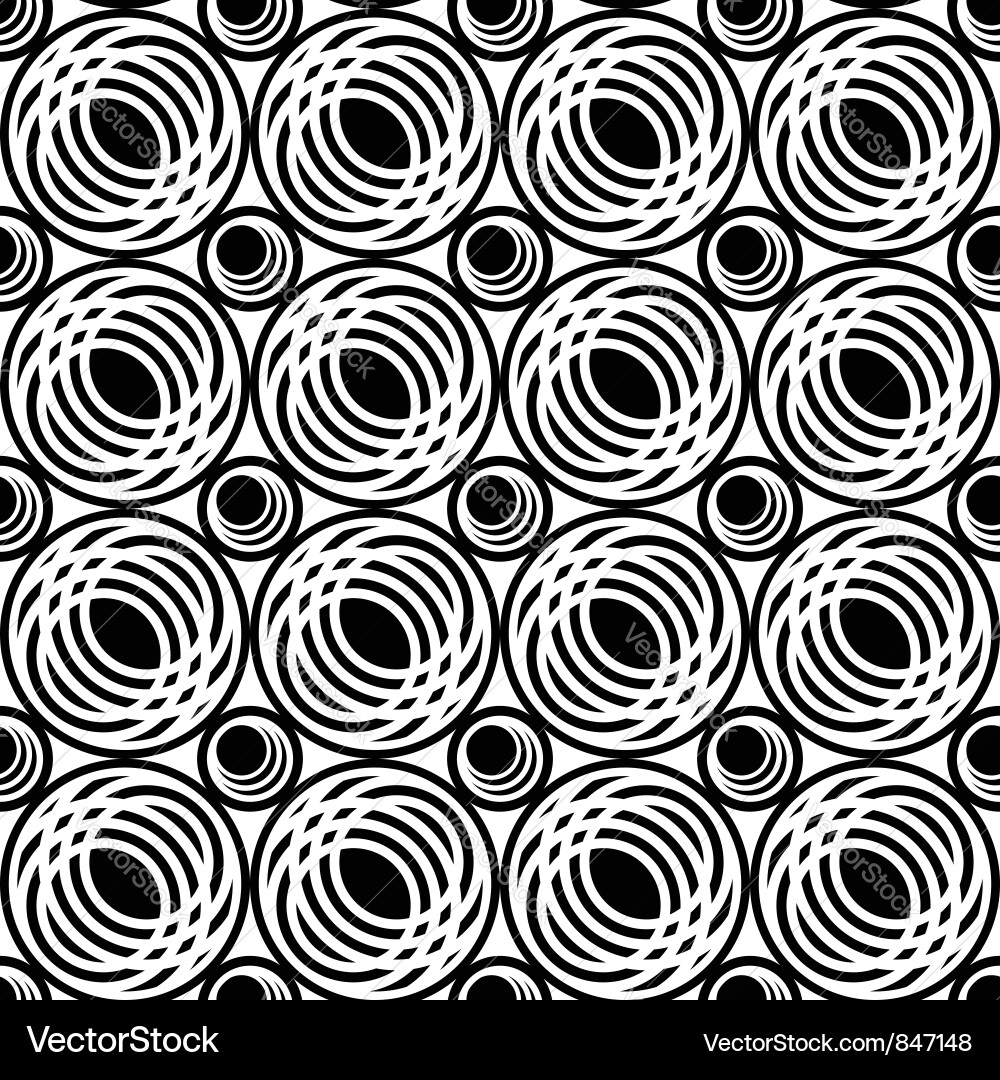 Geometric Circle Pattern Vector Image