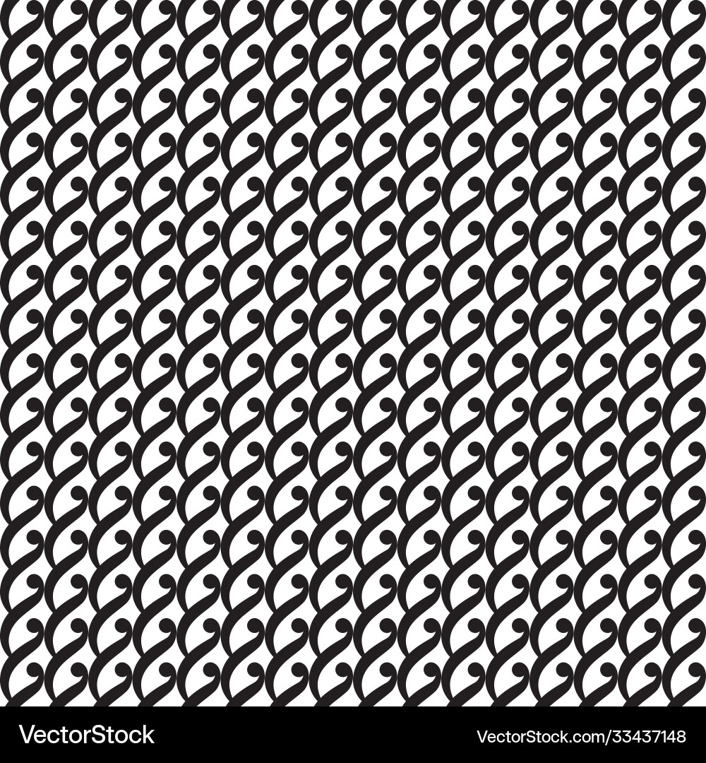 Seamless geometric curl pattern waves Seamless geometric curl pattern waves vector image