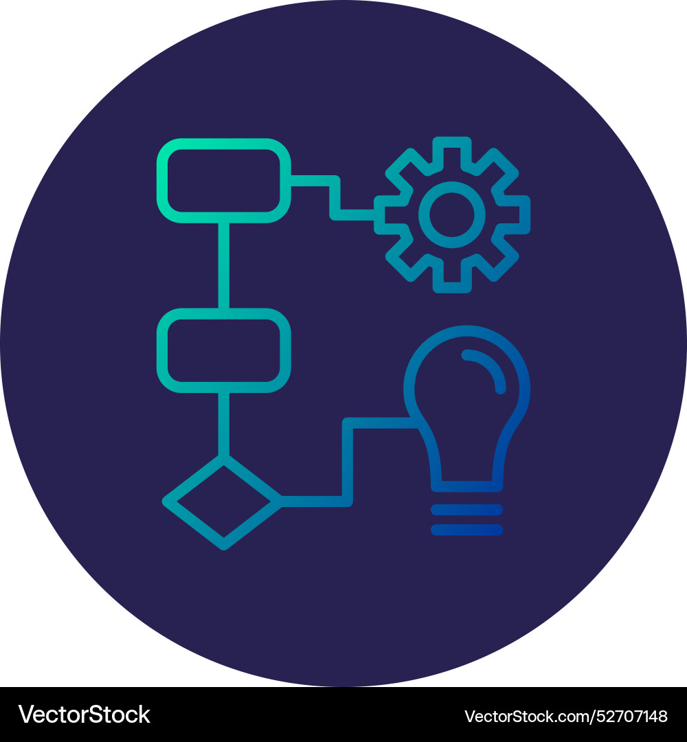Workflow icon Vector Image