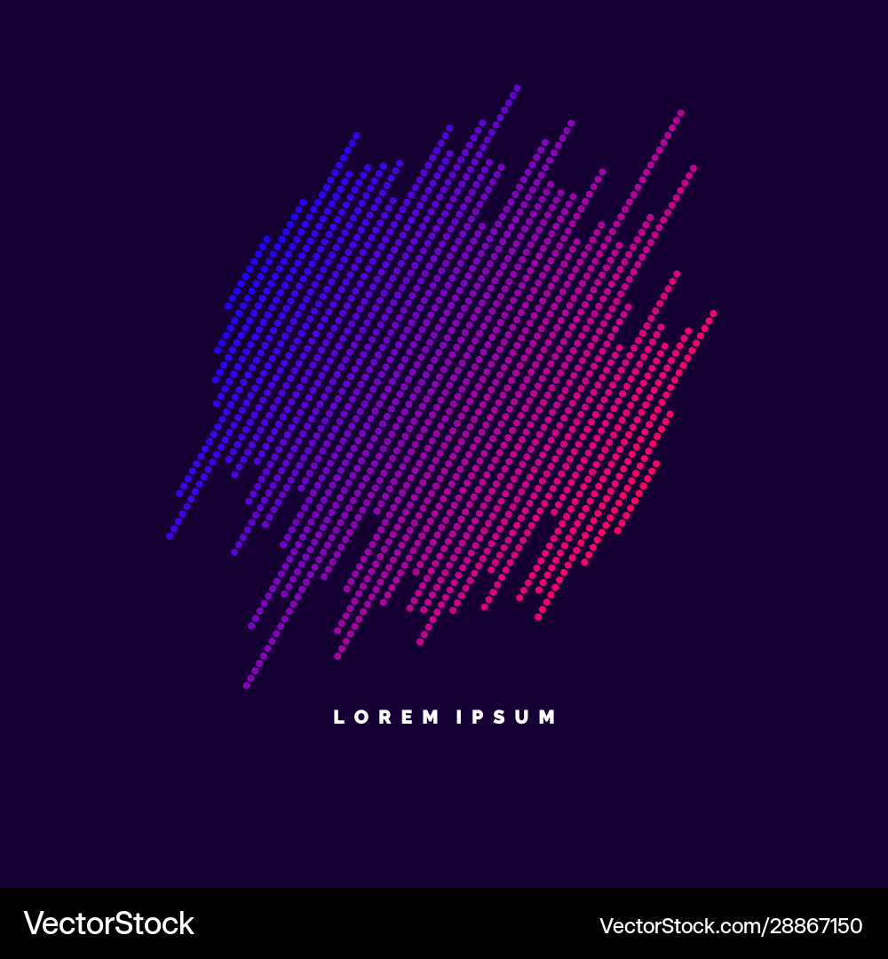 Abstract elements with dynamic lines modern Abstract elements with dynamic lines modern Vector Image