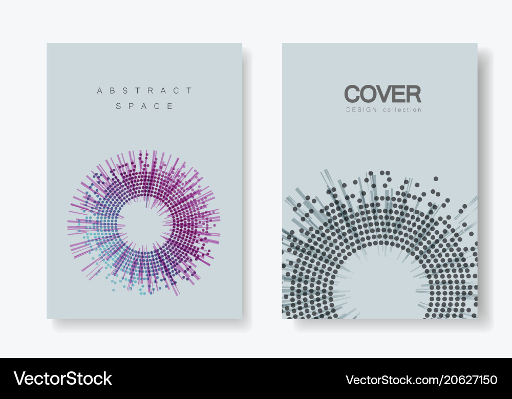 Brochure cover design templates vector image