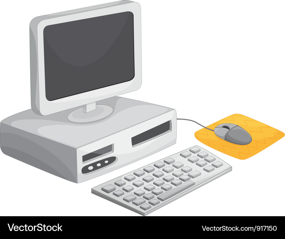 Computer Monitor vector image