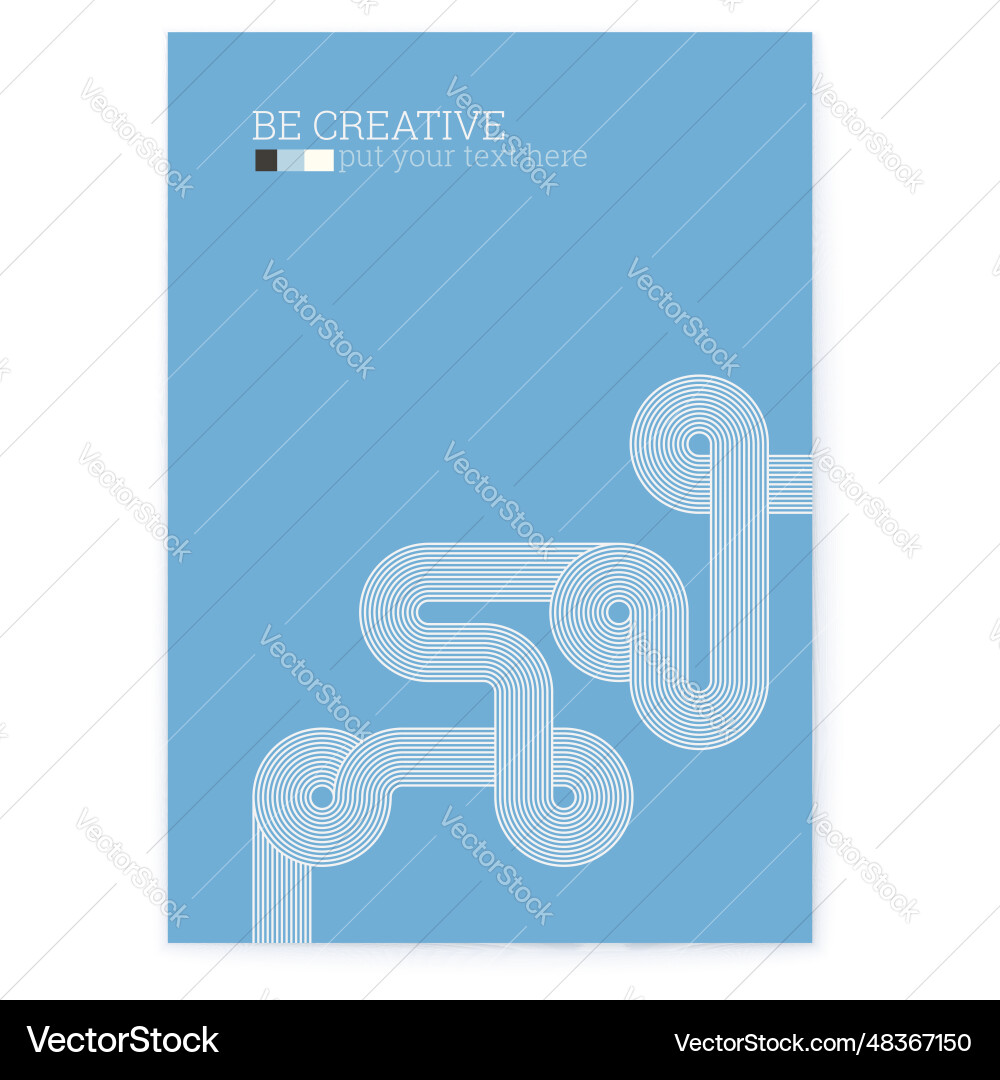 Retro-looking pipeline-style abstract pattern Retro-looking pipeline-style abstract pattern vector image