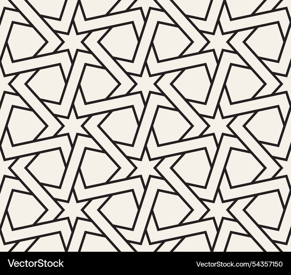 Seamless pattern repeating geometric elements Vector Image