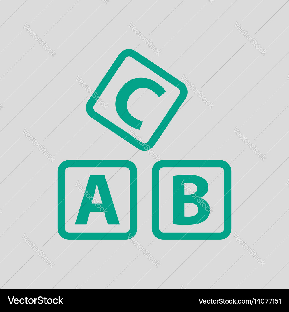 Box of bricks ico Royalty Free Vector Image - VectorStock