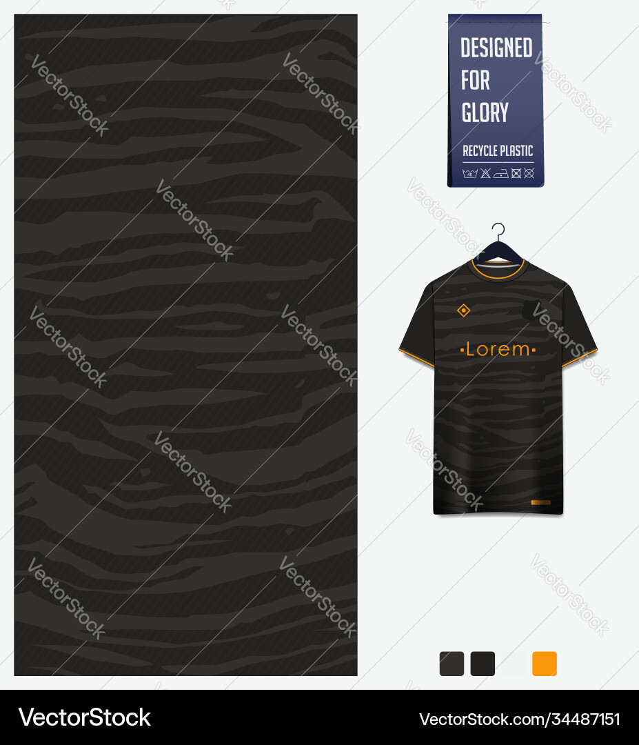 Dynamic Tiger Stripe Pattern vector image