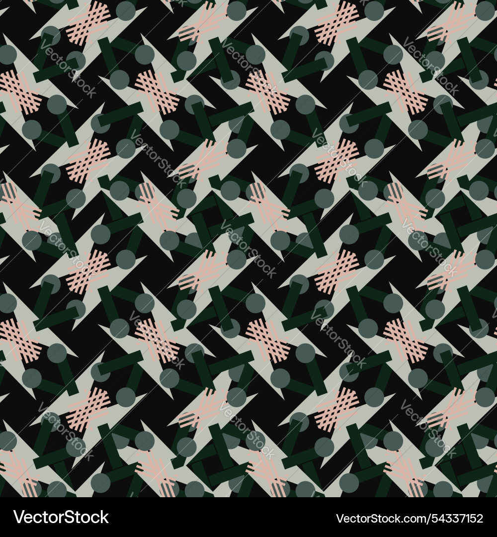 Abstract shapes geometric motif basic pattern Abstract shapes geometric motif basic pattern Vector Image