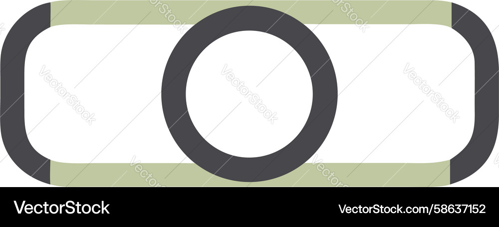 Circular Tech Interface Icon Vector Image