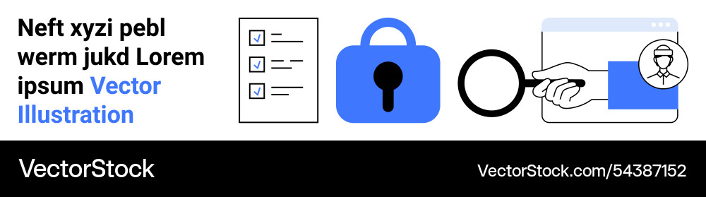 Cybersecurity and data protection visualization Cybersecurity and data protection visualization vector image