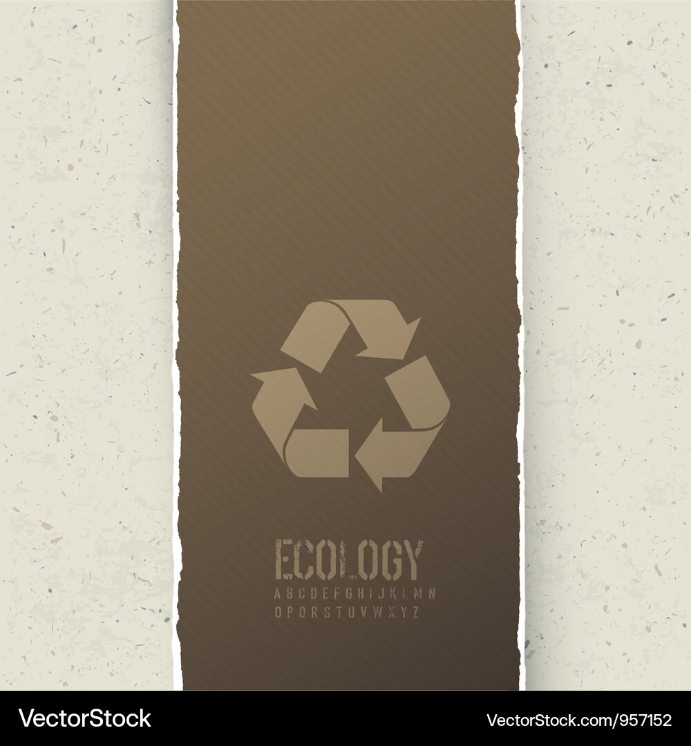 Ecology Abstract Background Vector Image