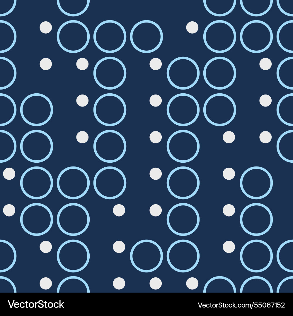 Seamless circles and dots pattern stylish texture Seamless circles and dots pattern stylish texture vector image