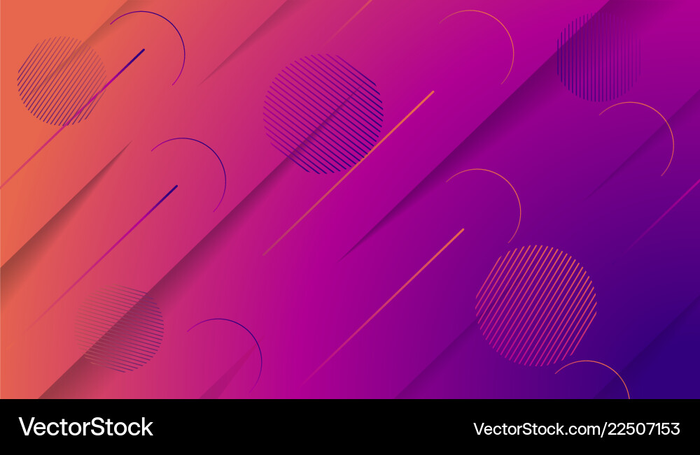 Colorful dynamic shapes composition on gradient Colorful dynamic shapes composition on gradient vector image