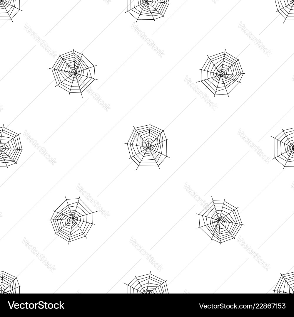 Formed spiderweb pattern seamless Vector Image