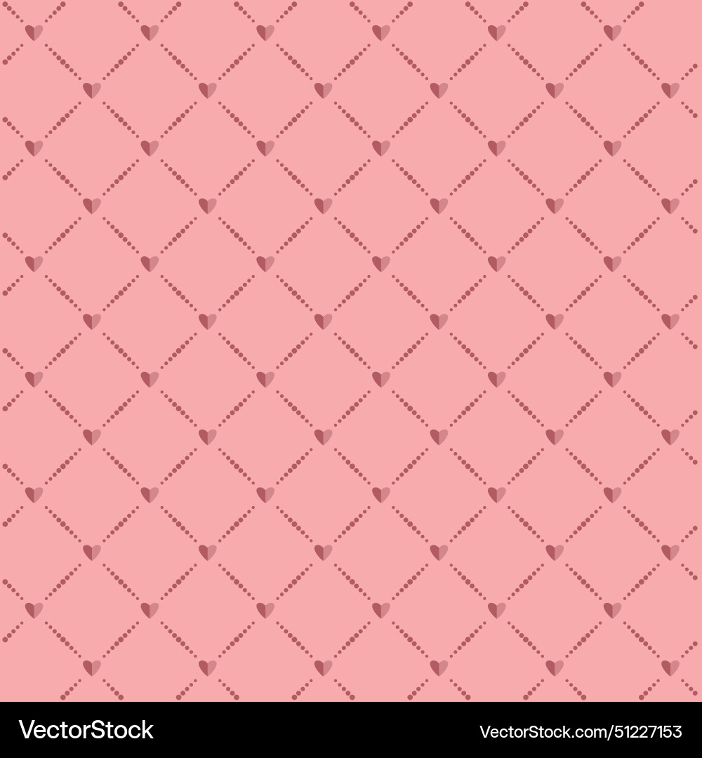 Heart shape seamless patterns Heart shape seamless patterns vector image