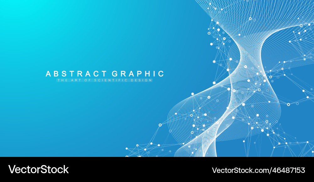 Scientific genetic engineering Royalty Free Vector Image