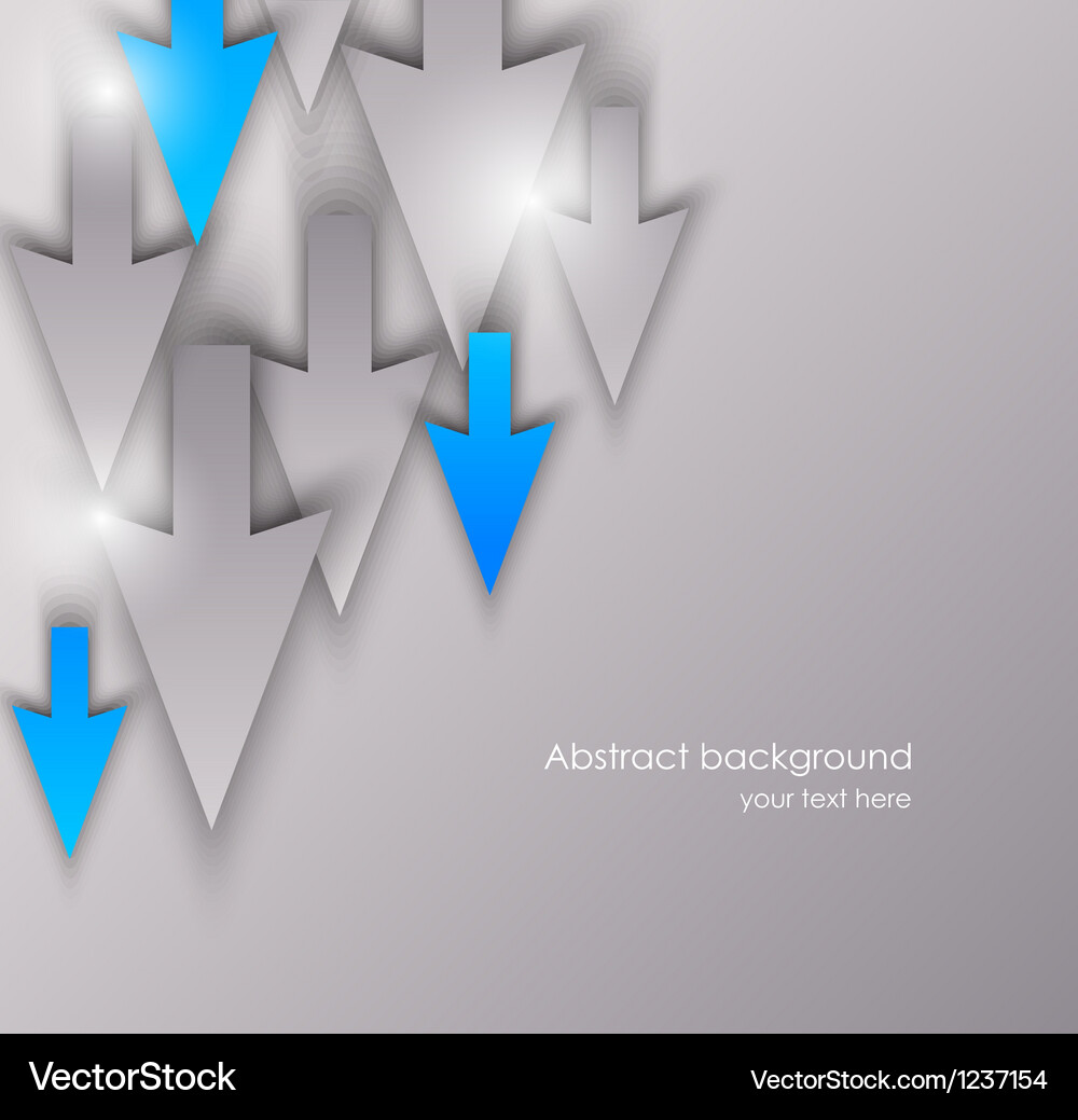 Abstract background with arrows Vector Image