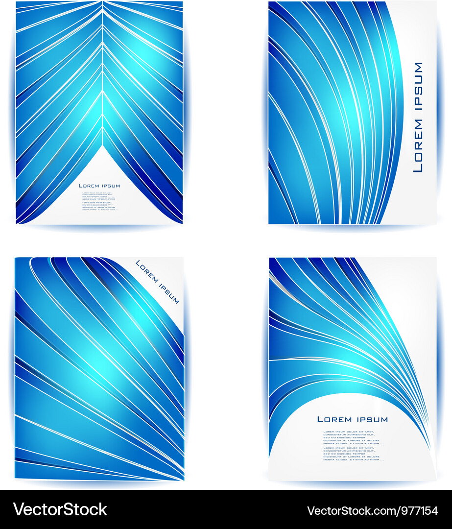 Abstract Blue Diagonal Lines Background Vector Image