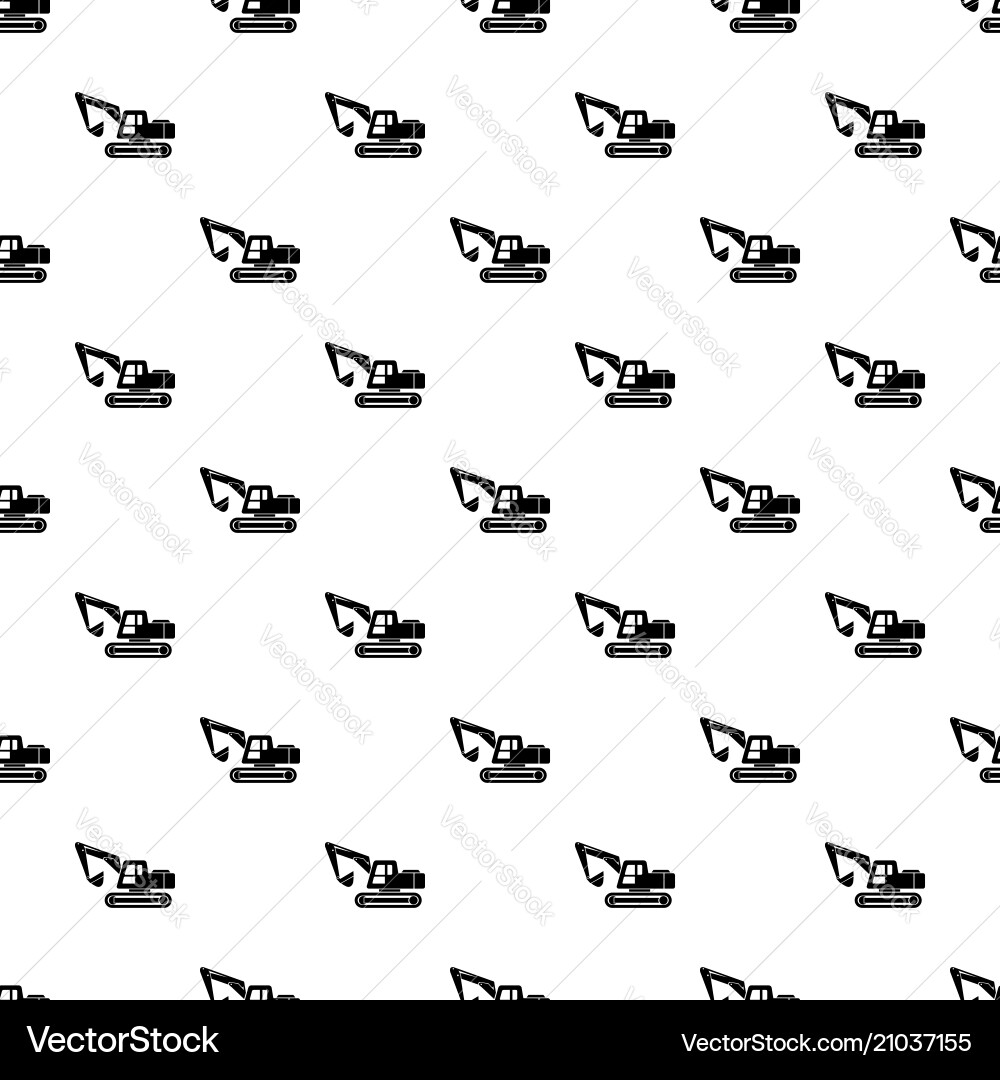 Digging machine icon simple style Digging machine icon simple style vector image