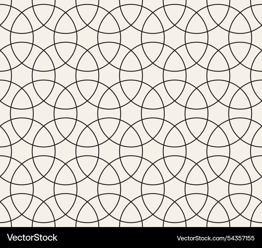 Seamless pattern repeating geometric elements vector image