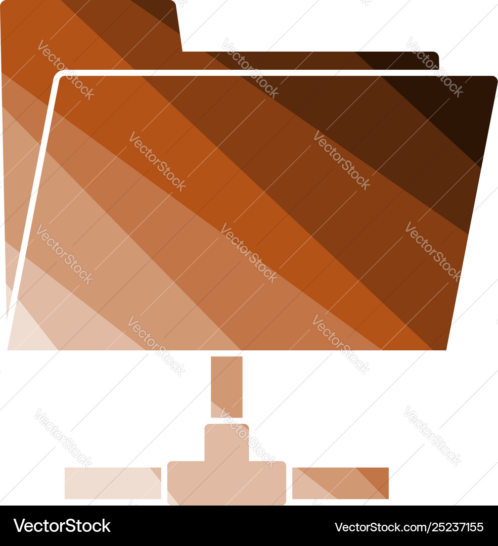 Shared folder icon Shared folder icon Vector Image