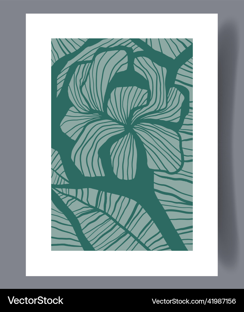 Scandinavian Abstract Print Set Vector Image