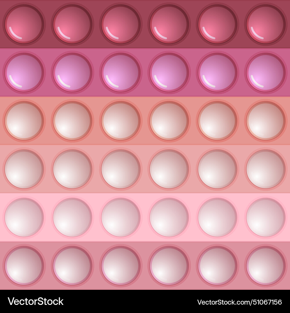 Seamless pattern with trendy game pop it simple Seamless pattern with trendy game pop it simple Vector Image