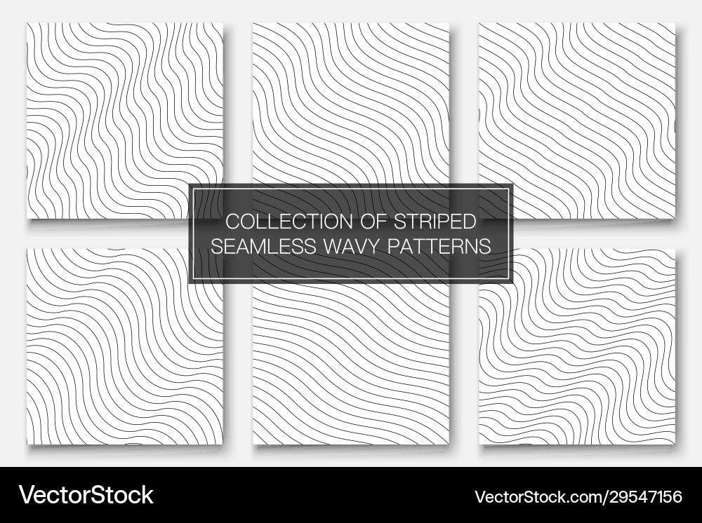 Seamless Wave Patterns vector image