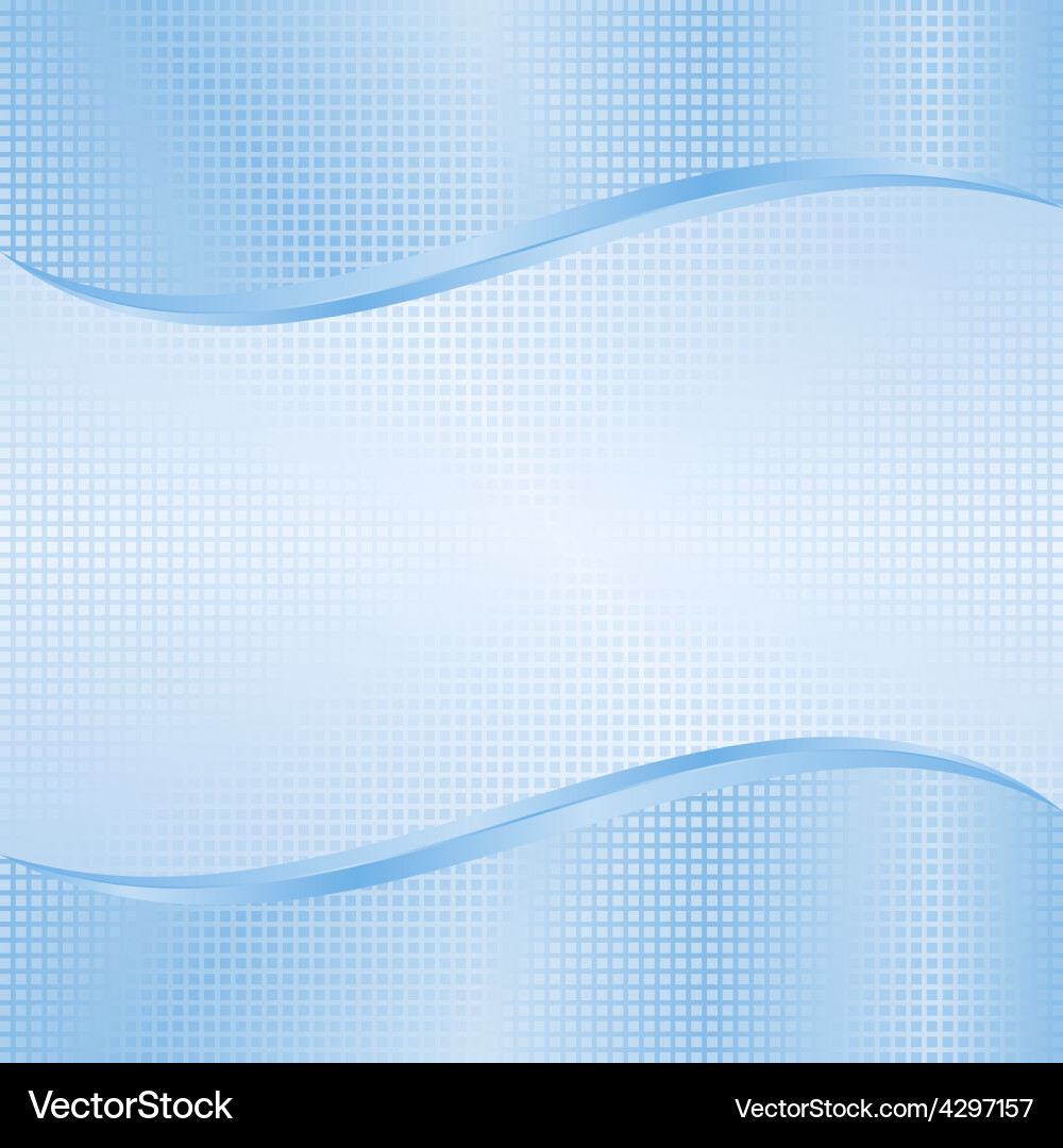 Blue background with grid texture vector image