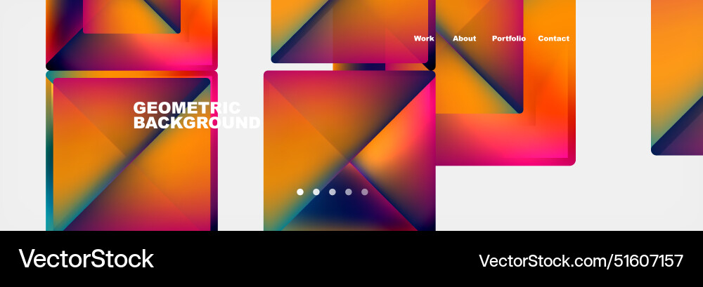 Gradient triangles composition with bright fluid Gradient triangles composition with bright fluid Vector Image
