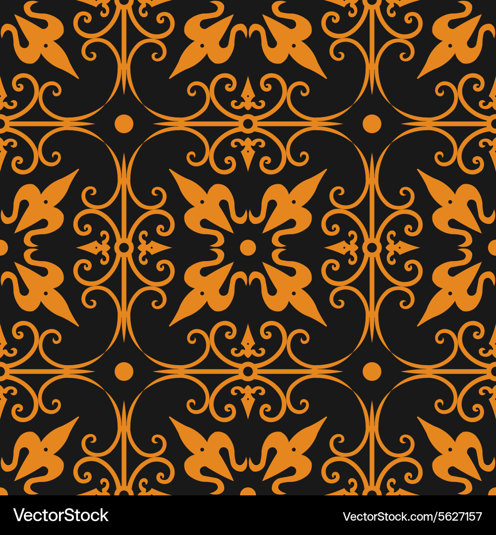 Seamless ornament pattern – Royalty-Free Vector | VectorStock