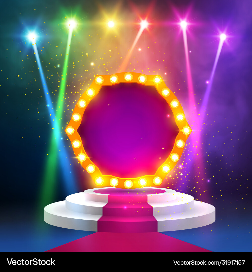 Show invitation concept Show invitation concept vector image
