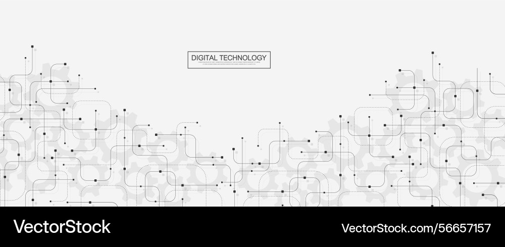 Technology abstract background with circuit board Technology abstract background with circuit board vector image