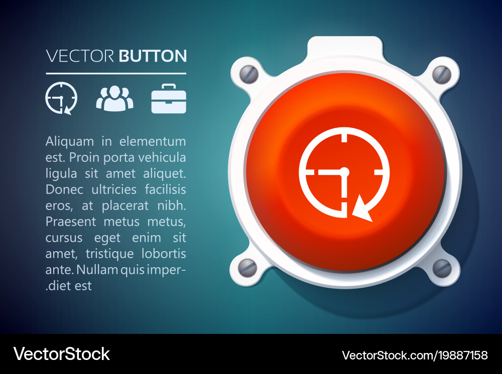 Abstract web user interface infographics vector image