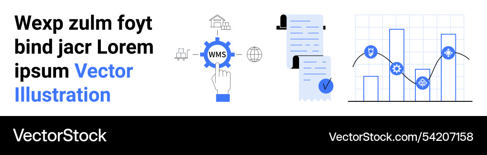 Data analysis tools including workflow automation Data analysis tools including workflow automation vector image