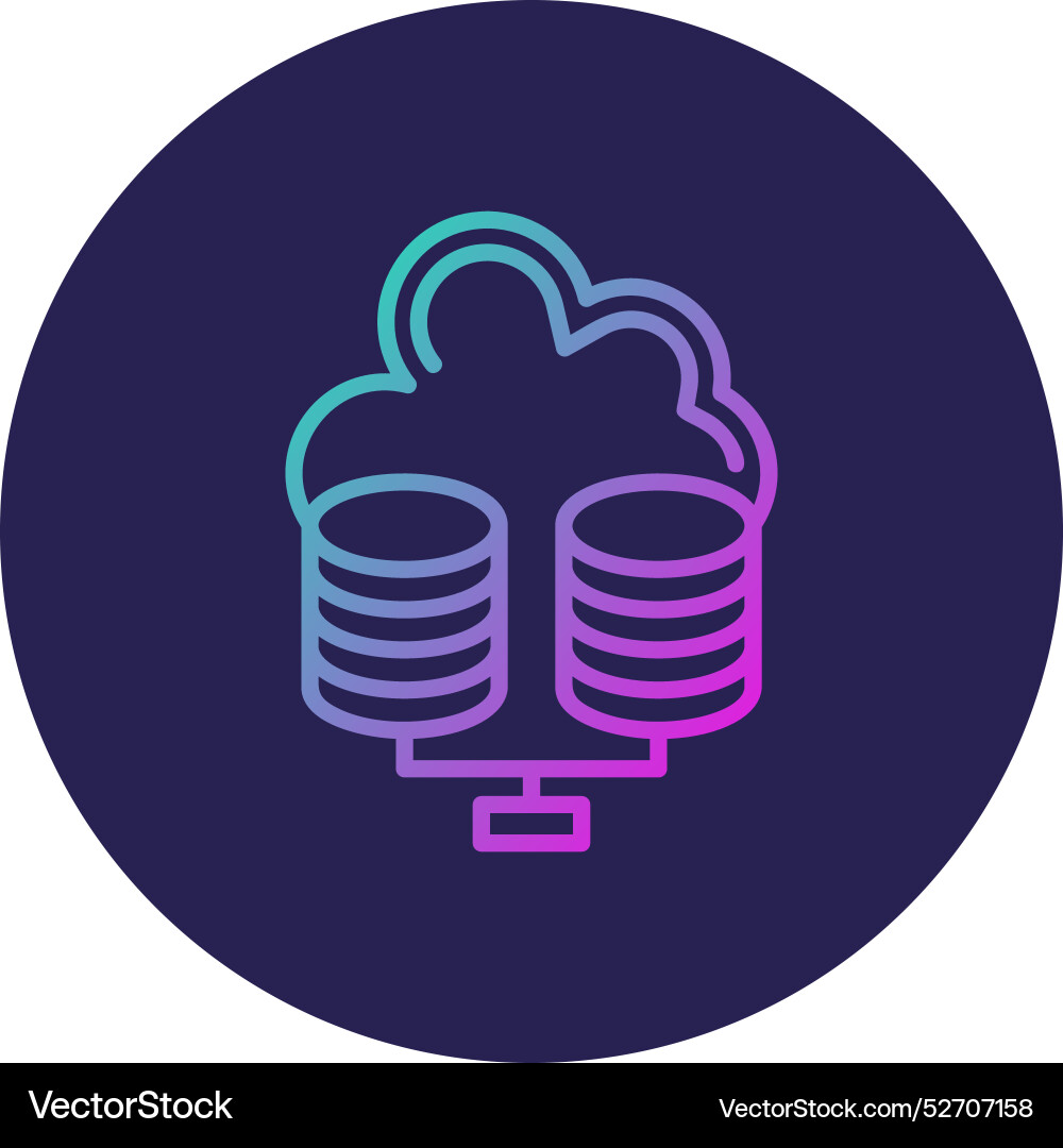 Database icon Vector Image