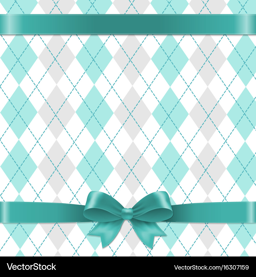 Argyle Pattern Background Vector Image