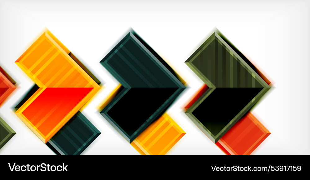 Arrow geometric abstract background Royalty Free Vector