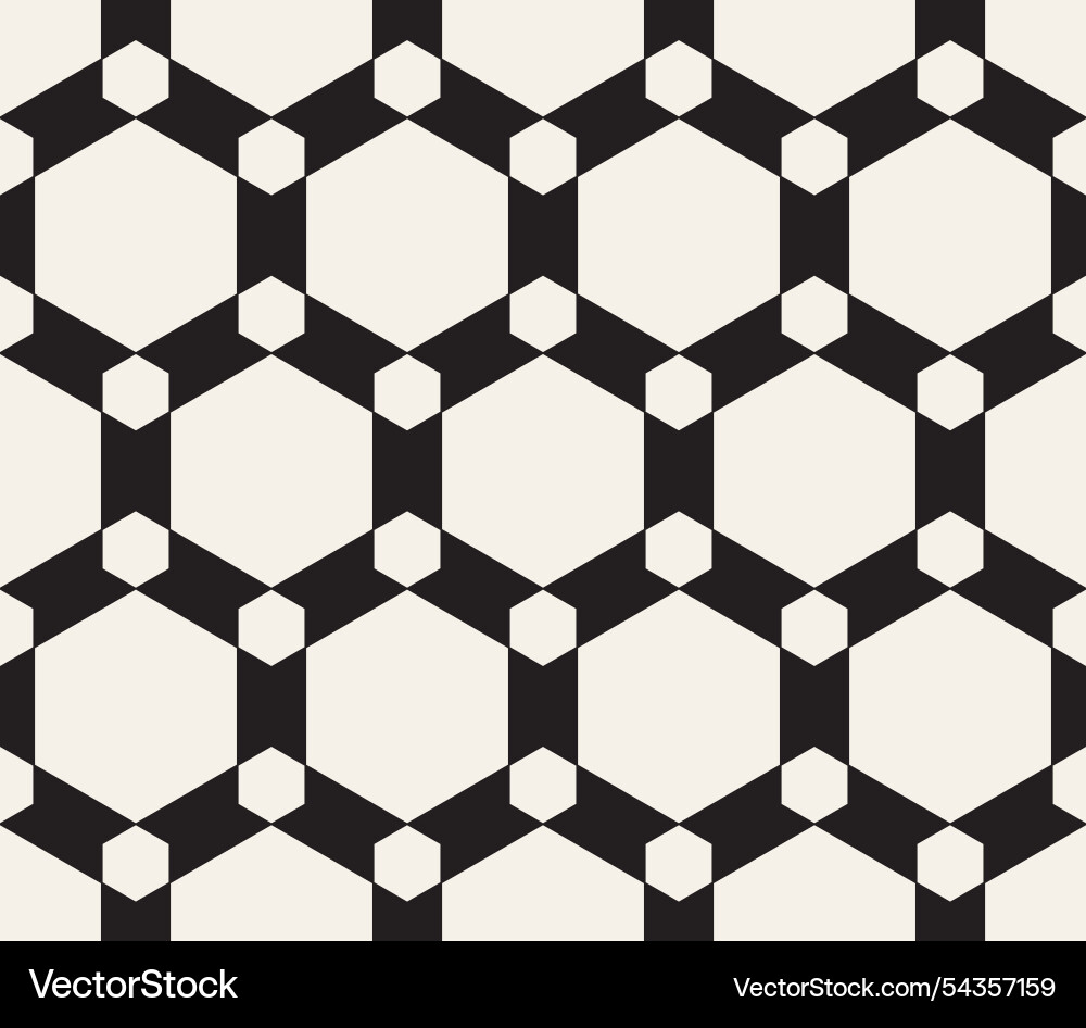 Seamless pattern repeating geometric elements vector image