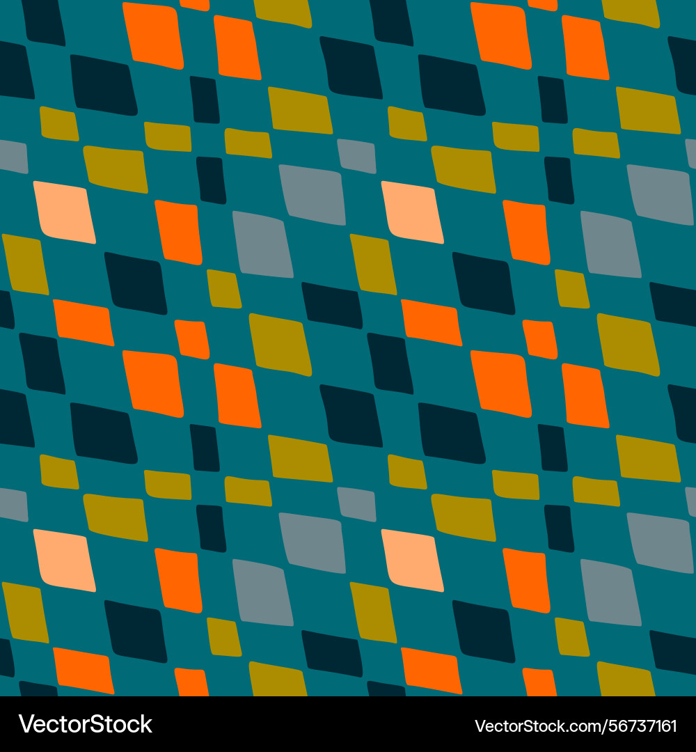 Seamless pattern with a simple abstract drawing vector image