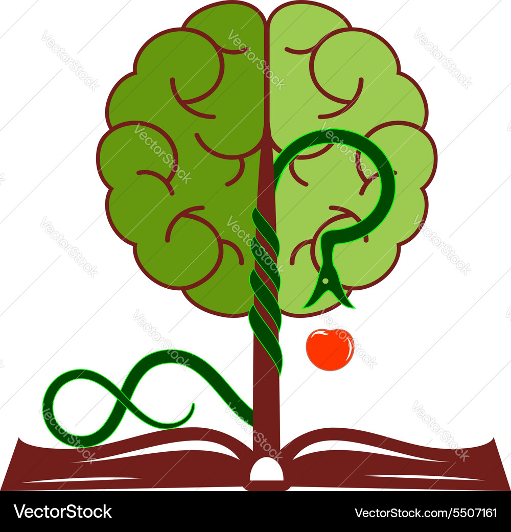 Tree of knowledge Vector Image