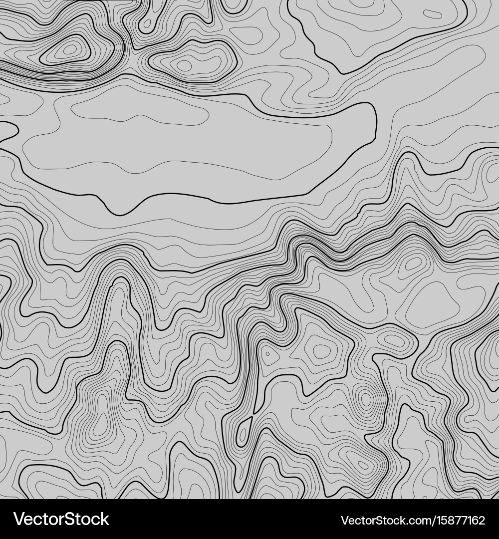 Topographic map background with space for copy vector image