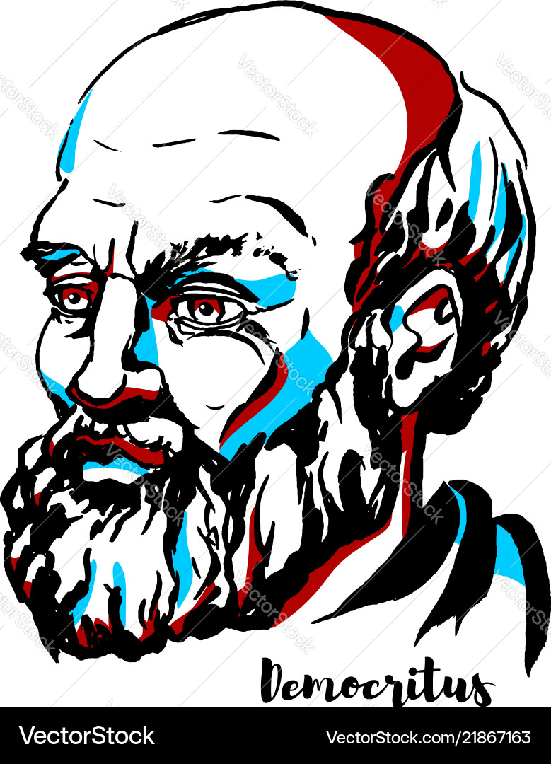 Democritus Democritus vector image