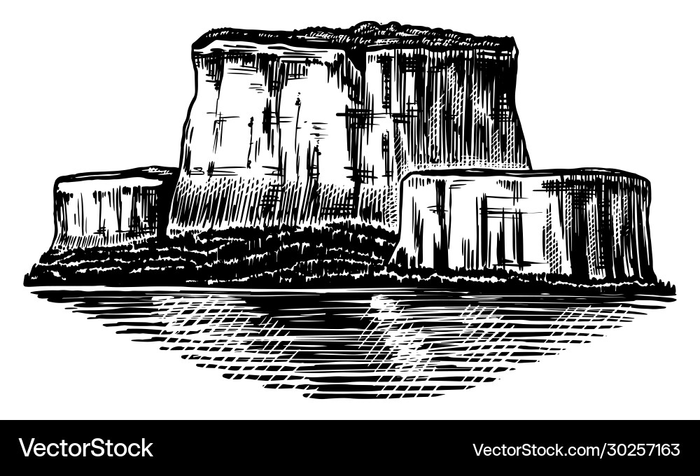 Mount roraima in south america mountains peaks Mount roraima in south america mountains peaks vector image