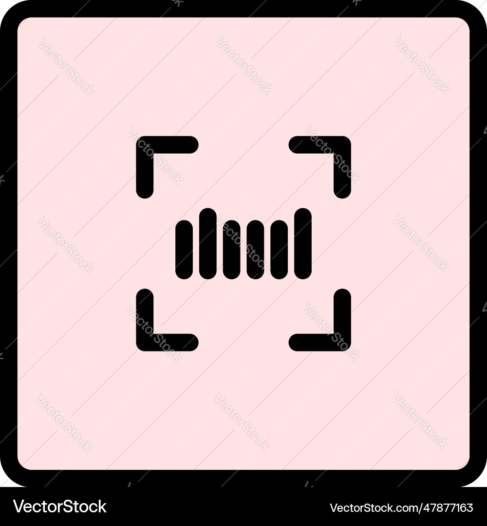Qr code generator icon flat Qr code generator icon flat vector image