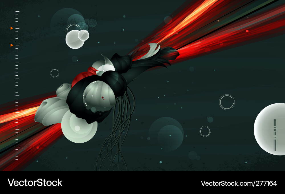 Abstract Fluid Forms Vector Image