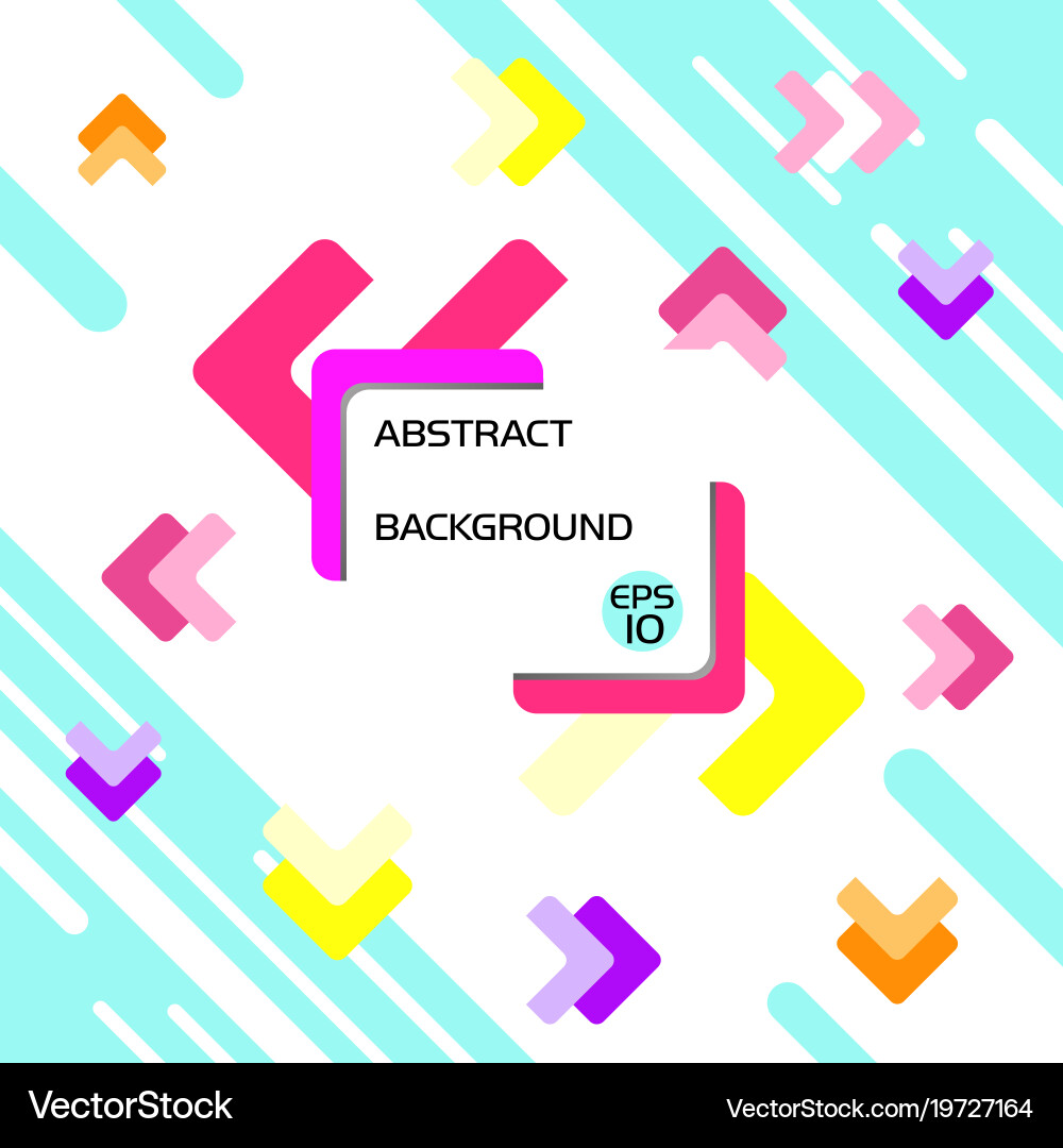 Basic abstract background design with geometric vector image