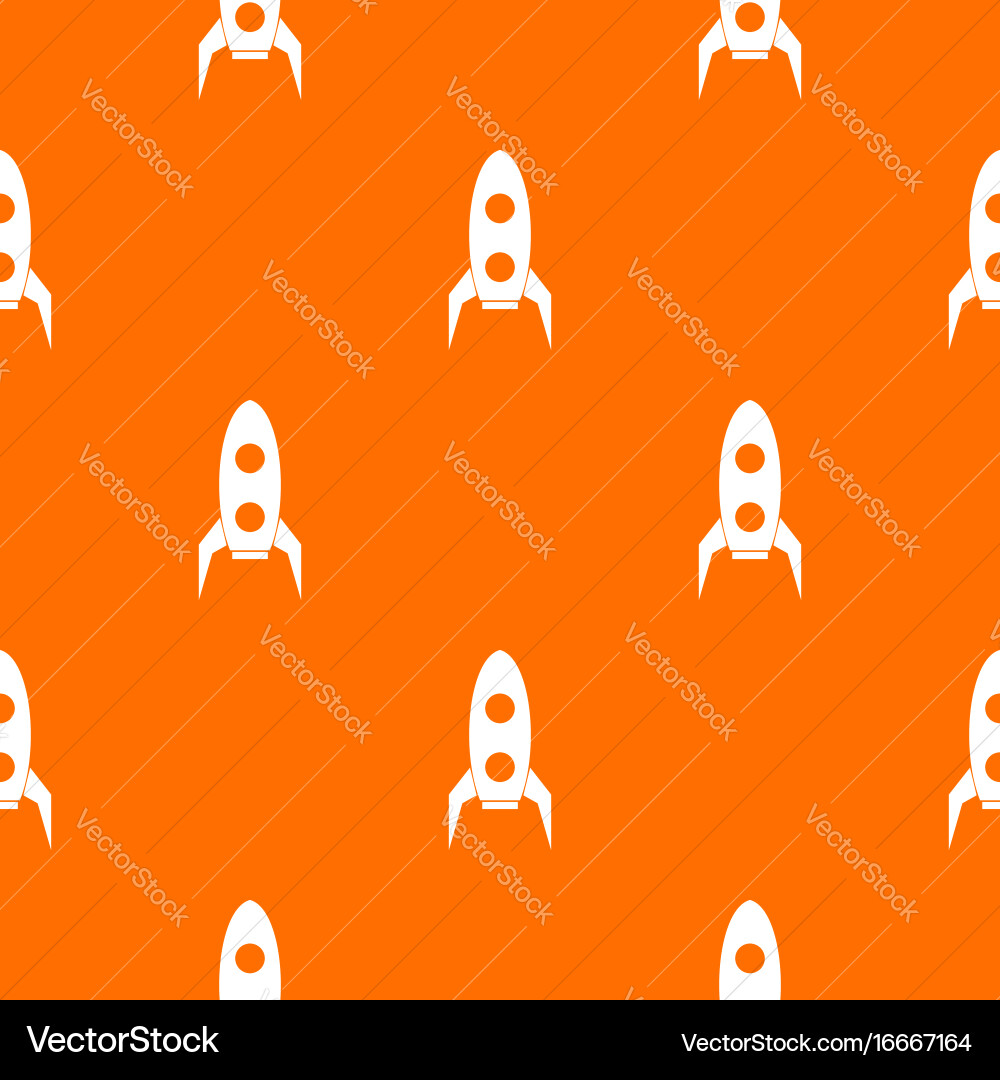 Rocket pattern seamless vector image