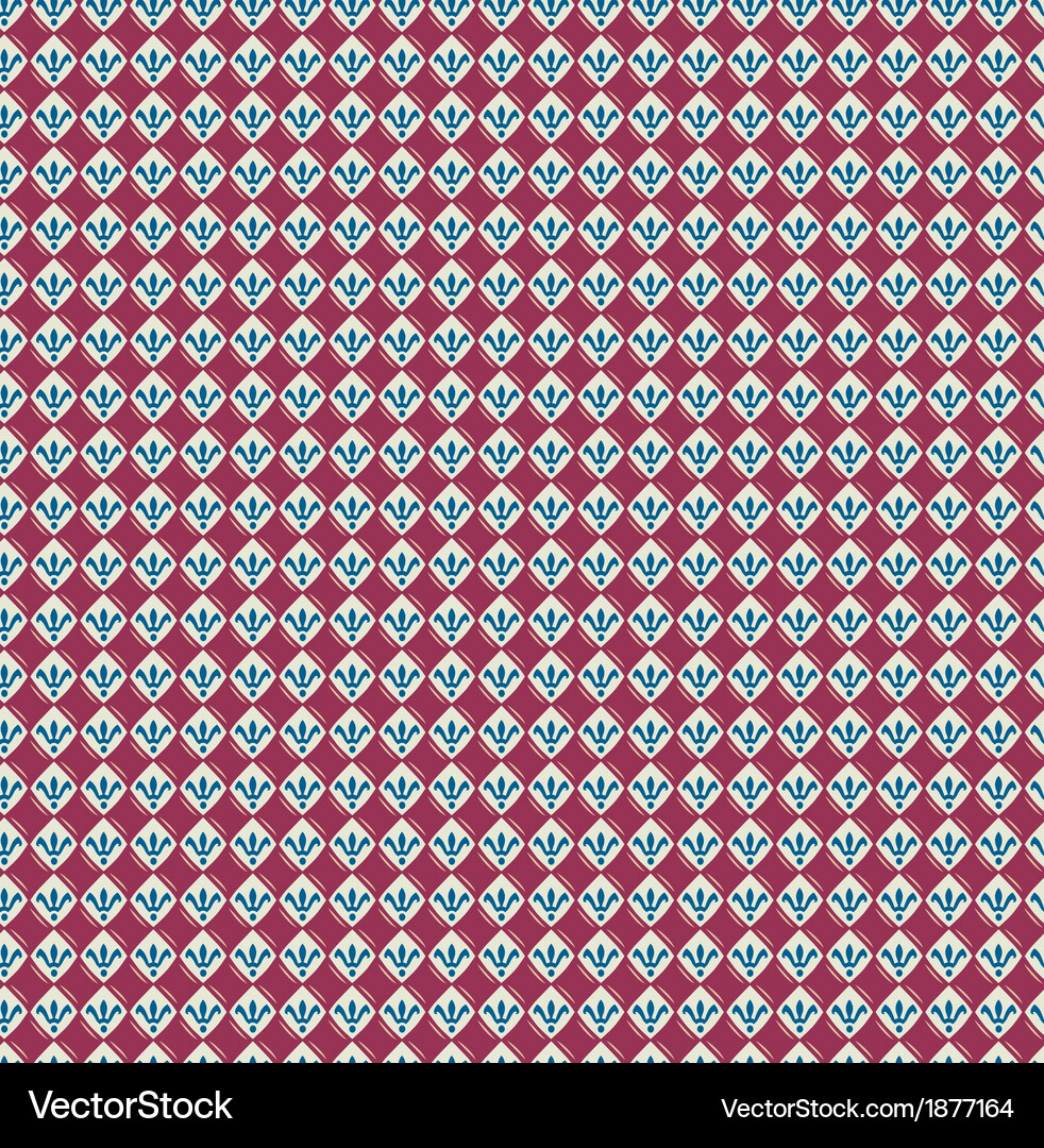 Seamless simple retro geometrical pattern Vector Image