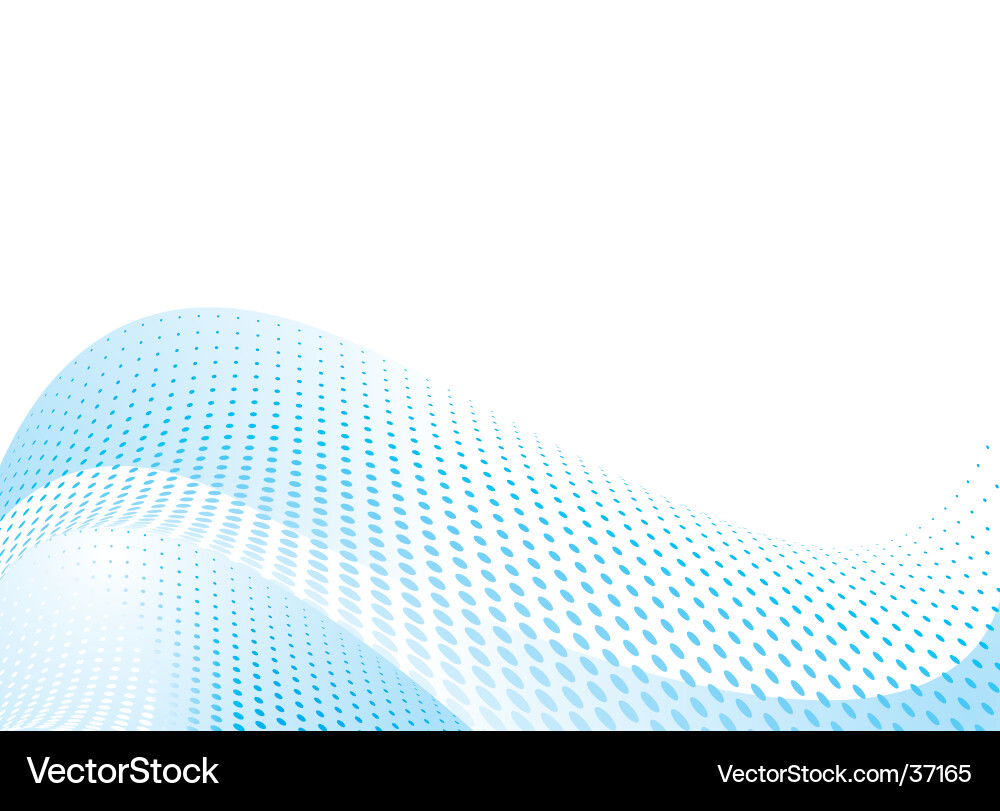 Dynamic Dot Wave Pattern Vector Image