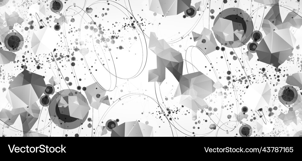 Template for science and technology presentation Template for science and technology presentation vector image